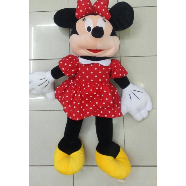 boneka minnie mouse/mickey mouse jumbo/besar - mickey