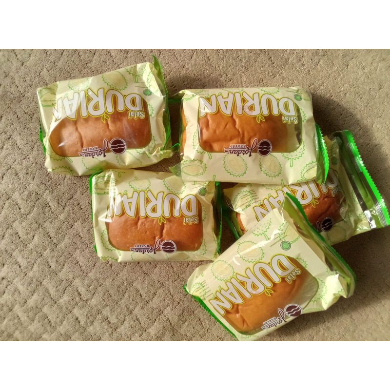 JORDAN  Roti manis isi durian 1 pack isi 5 bungkus