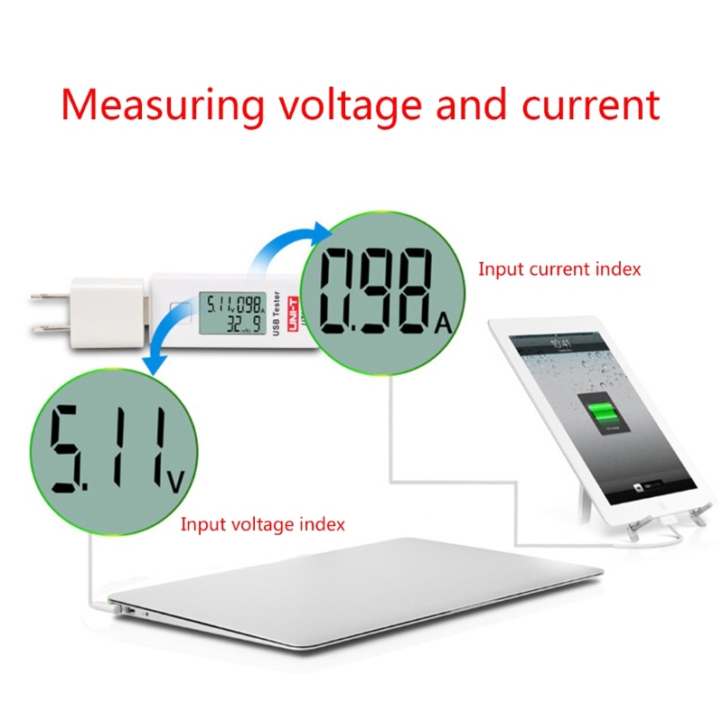 Btsg USB Tester Digital Voltmeter Amperimetro Detektor Pengukur Tegangan Arus