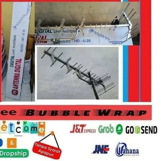Antena tv digital OUTDOOR dan analog LUAR PF HDU 25 HDU-25 HD U25