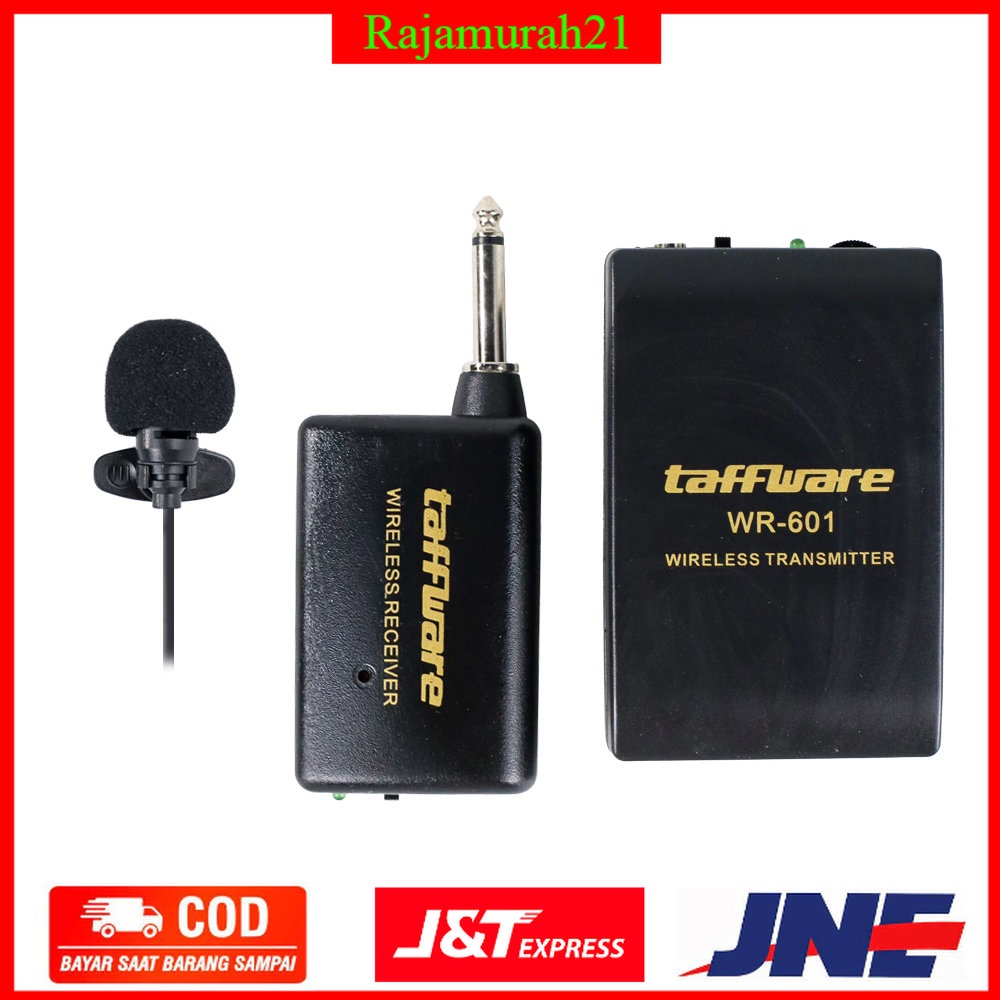 Taffware Wireless FM Transmitter &amp; Receiver Professional Microphone - OMSK71BK