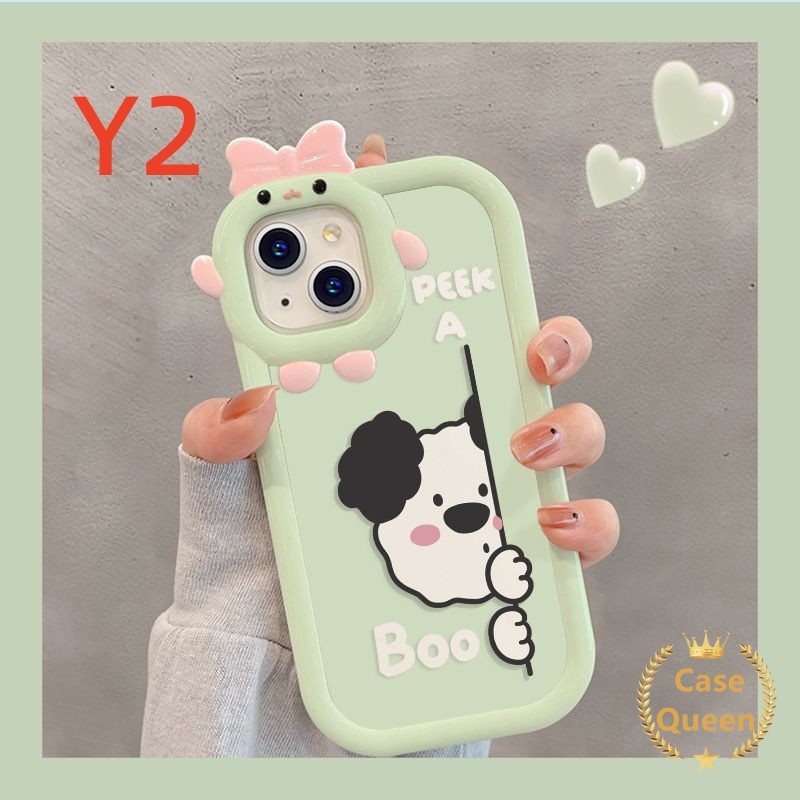 Casing OPPO A17 A15 A12 A95 A77 A54 A57 A77s A16K A16 A76 A55 A96 A3s A5s A7 A74 A16E A53 A31 A5 A9 A52 A9 7Z Aboo 3D Case Lensa Desain Monster