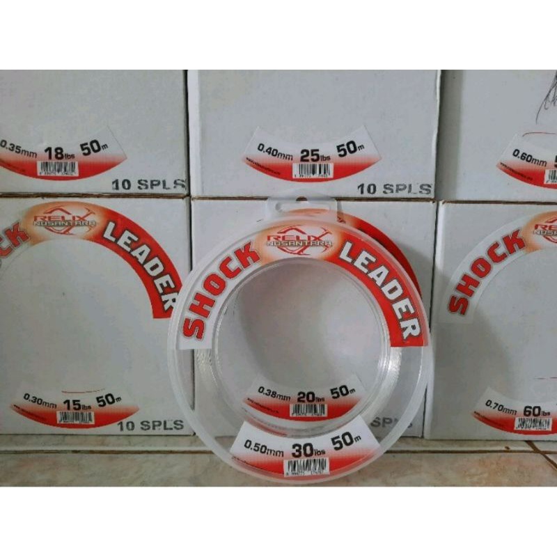 shock leader relix nusantara 50M,senar leader relix