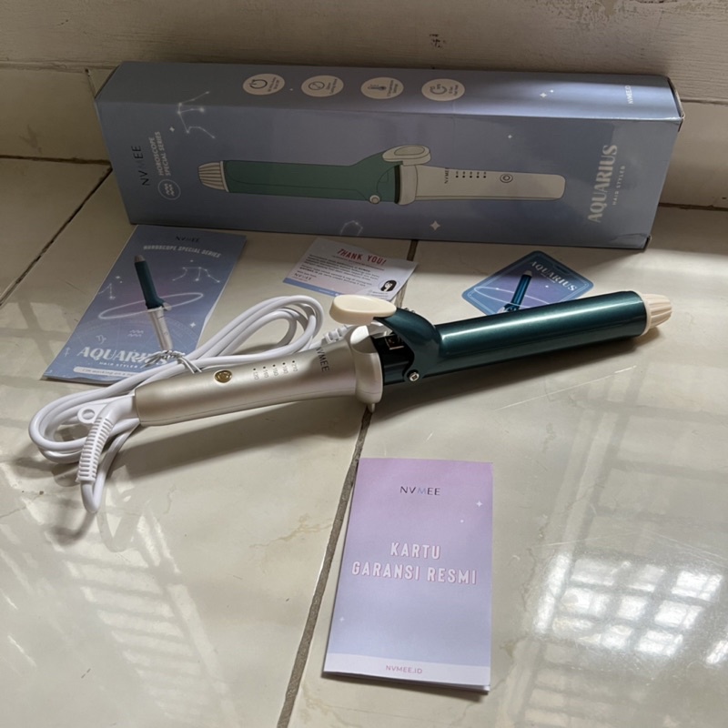 Preloved NVMEE Aquarius Diameter 32mm Curling Iron Thong Catokan Keriting Curly