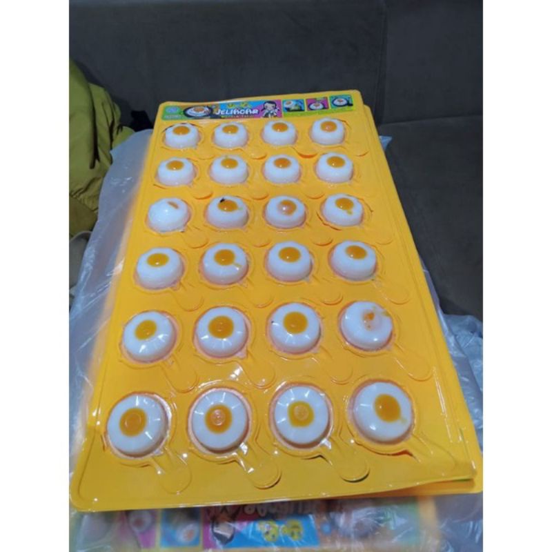 

10pcs Jelly puding /agar bentuk Telor Ceplok