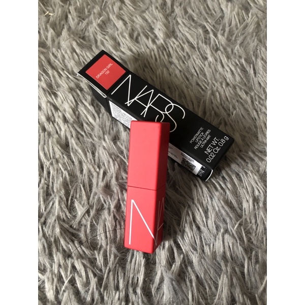 Authentic Nars PowerMatte Mini Lipstick 0.8g travel size shade dragon girl