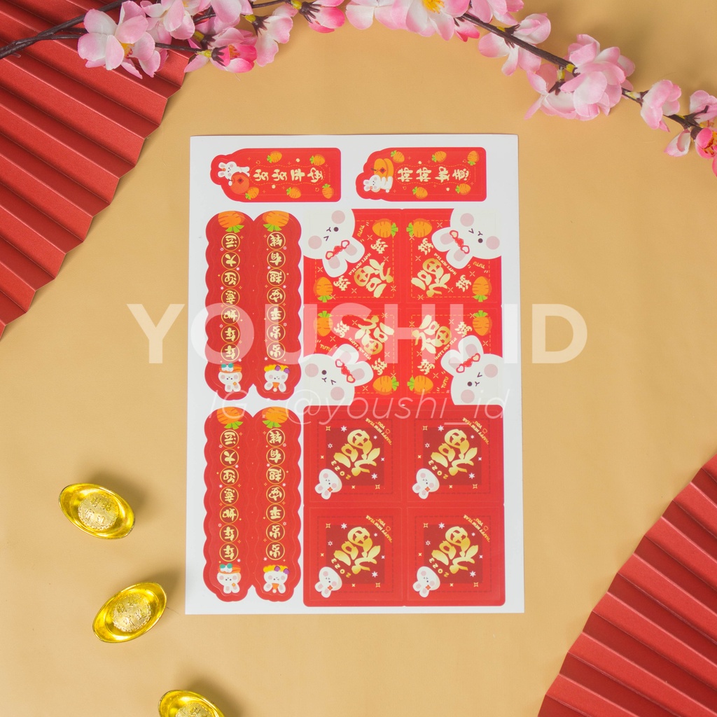 

Sticker Toples Imlek/Stiker CNY/Stiker Hiasan Hampers Sincia