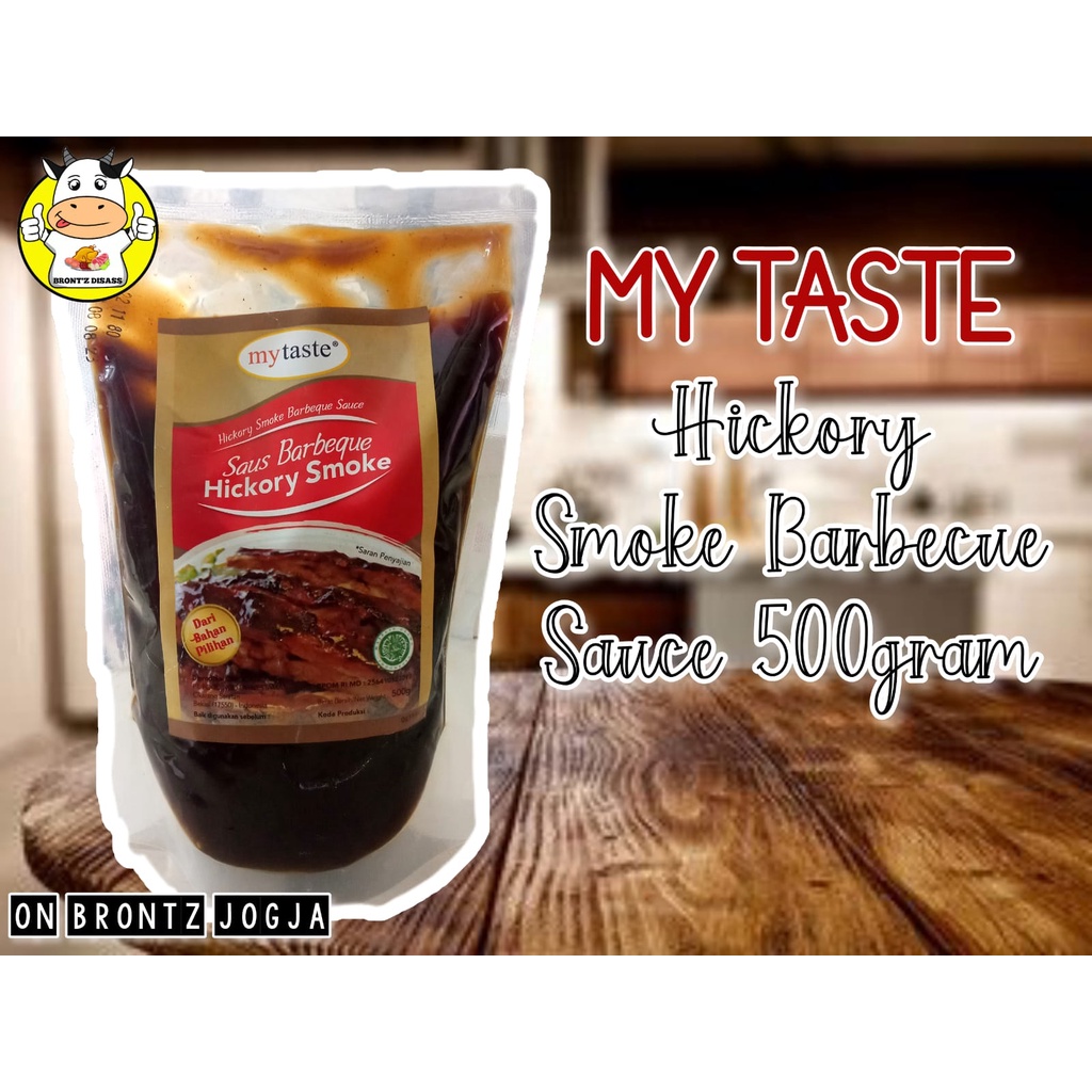 

MY TASTE SAUS HICKORY SMOKE BBQ 500GRAM SAUS KEMASAN SIAP PAKAI - DISASS JOGJA