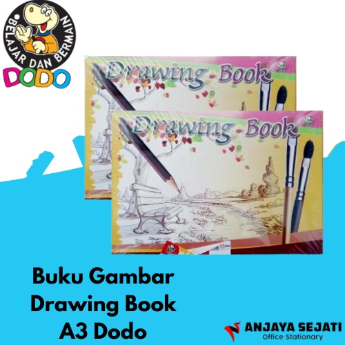 

Drawing Book | Buku Gambar | Buku Melukis A3 Dodo | Perpack (10pcs)