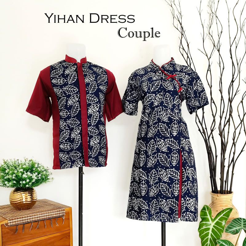 YIHAN DRESS COUPLE FAMILY SET / CHEONGSAM COUPLE / BATIK IMLEK / SERAGAM IMLEK KELUARGA / QIPAO BATI