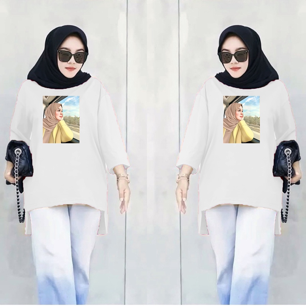 GSC - Long Tunik ANIME Girl Hijab's 007 / Tunik Panjang Wanita Muslim