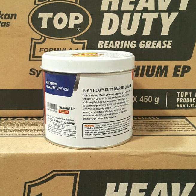 HEAVY DUTY BEARING GREASE / GEMUK /STEMPET TOP 1 LITHIUM EP 450 GR