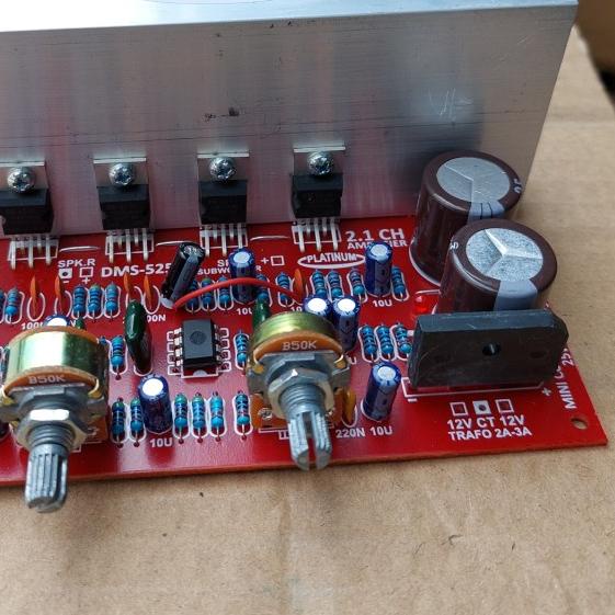 dms 525 home teather 2.1 simbada subwofer dan L+R tda2030 2-1 dms525