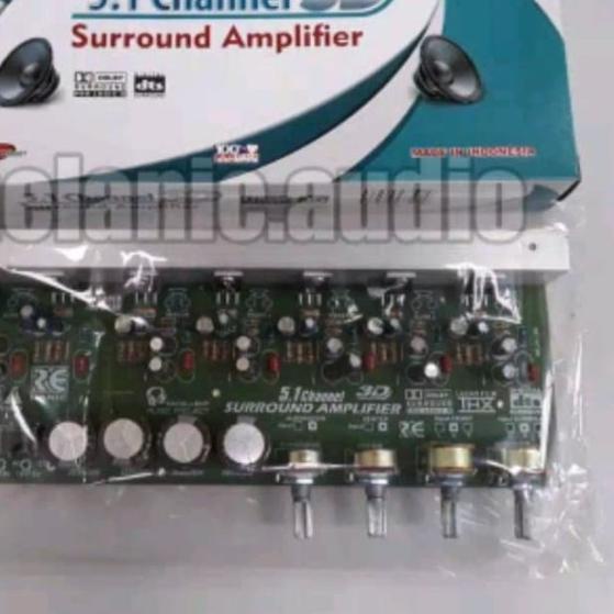 Kit Power Amplifier aktif 5.1 surround 3D