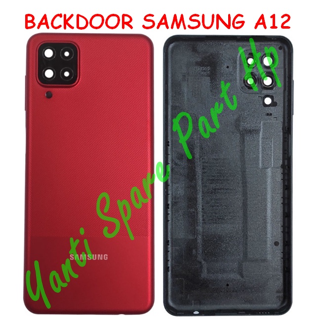 Backdoor Tutup Belakang Samsung A12 Original Terlaris New