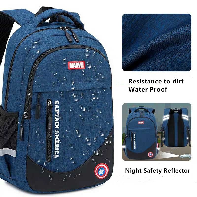 SPESIAL PROMO 7.7 - MARVEL TAS RANSEL SEKOLAH BACKPACK DISNEY MARVEL TAS SEKOLAH UNTUK ANAK LAKI-LAKI SD SMP SMA KULIAH KERJA