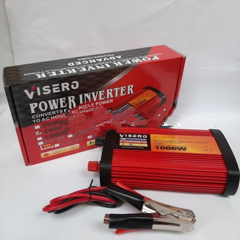 Power inverter Visero 1000watt merah