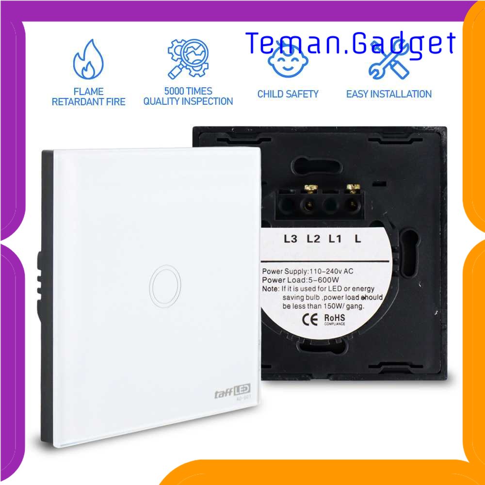 TG-LMP TaffLED Saklar Lampu Luxury Touch LED Light Panel - AO-001