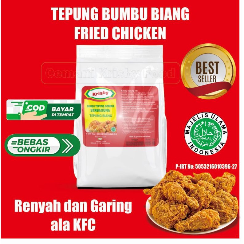 

tepung premix bumbu fried chicken 1 kg