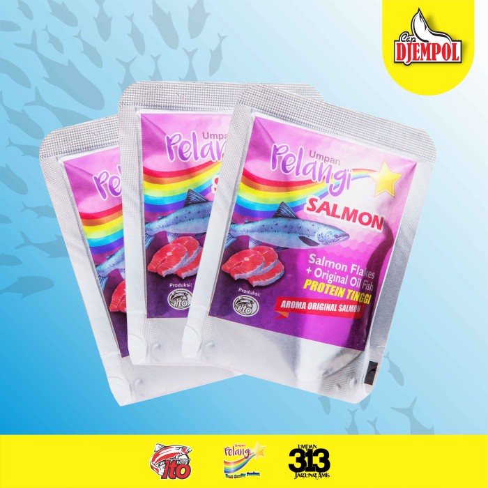 Umpan Pancing Salmon Pelangi Umpan