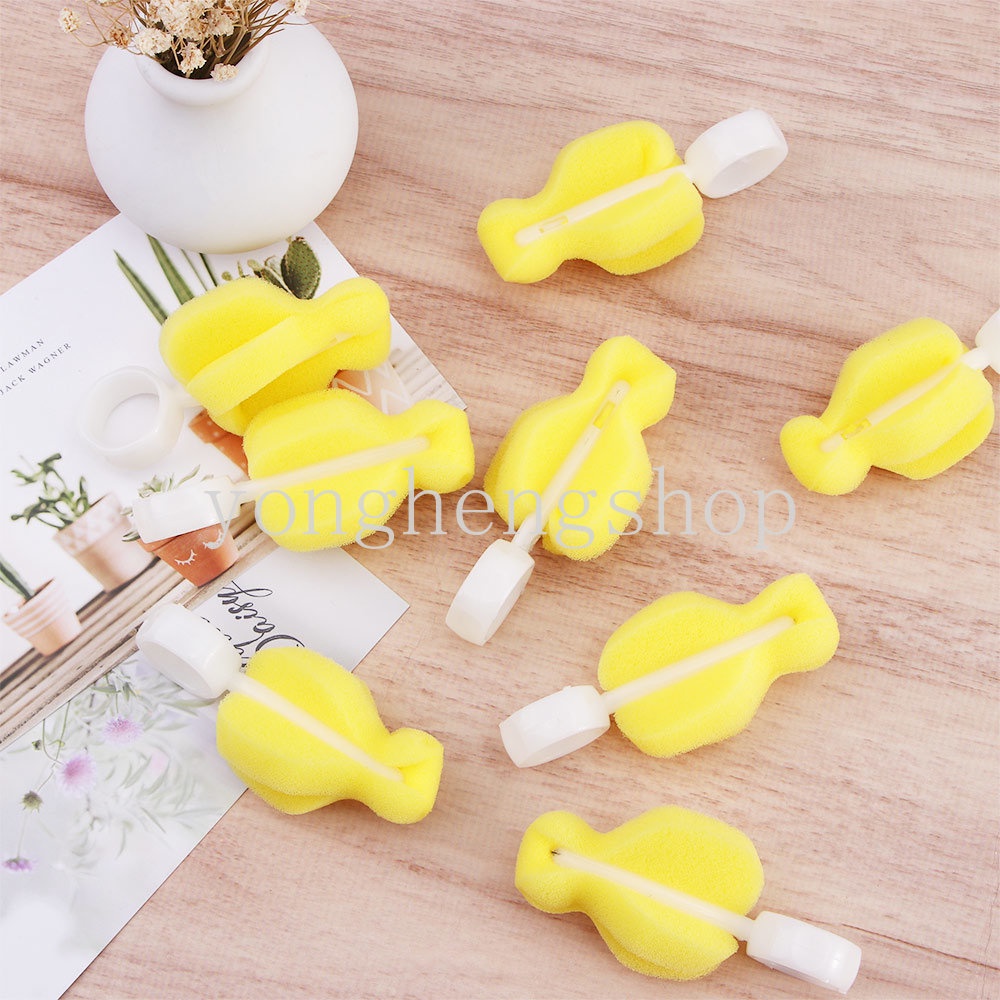 Sikat Spons Pembersih Dot 360 Derajat° Sikat Pembersih Botol Susu / Teko / Nozzle Cerat Model Putar