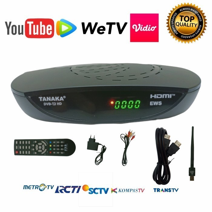 GROSIR SET TOP BOX TV DIGITAL TANAKA T2 NEW PRODUK BARU