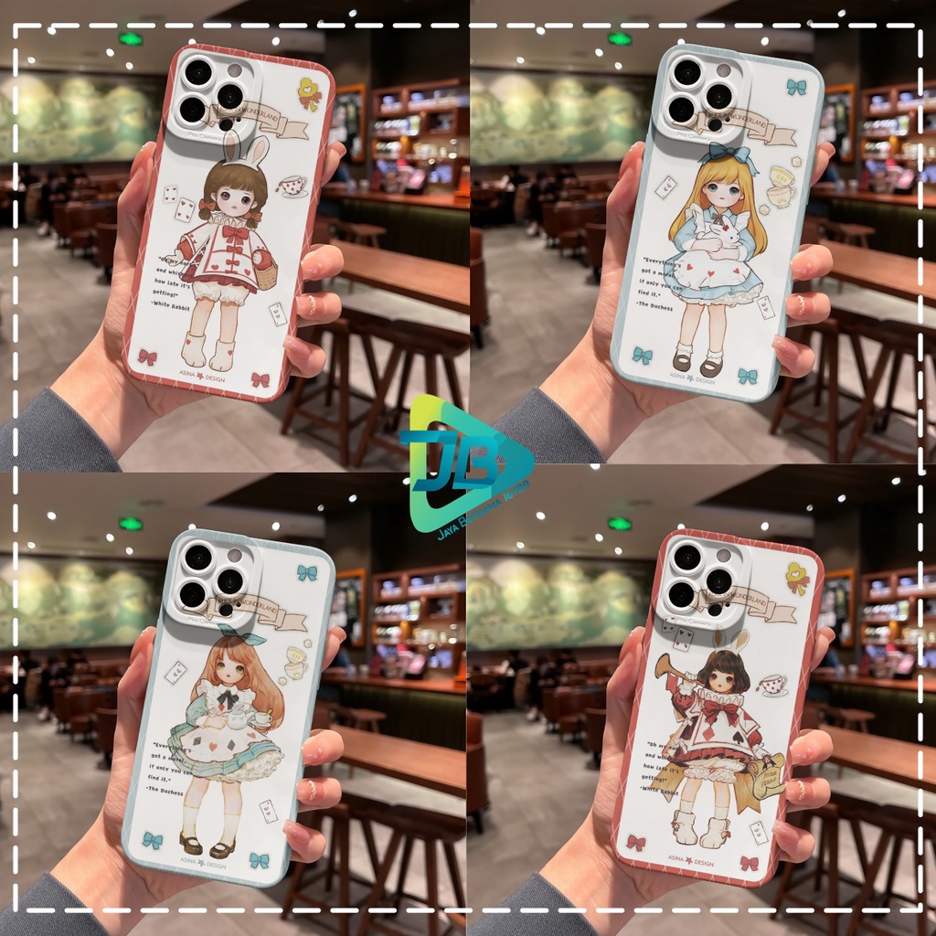 CUSTOM CASE SOFTCASE SILIKON PROCAMERA ALICE CUSTOM OPPO REALME VIVO XIAOMI SAMSUNG INFINIX IPHONE FOR ALL TYPE JB6186