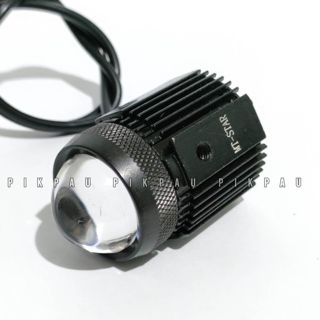 MT STAR Lampu Tembak LED Laser + Kipas Pendingin - High Low Putih Kuning