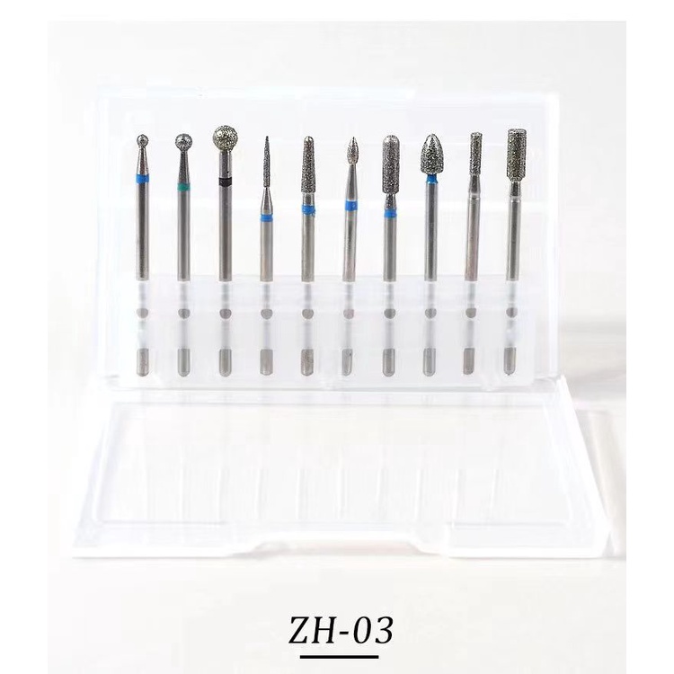 Premium Nail Drill Bits Set / Mata Bore E File Nail Drill Komplit Premium Japan Quality / Drill Bits High Quality
