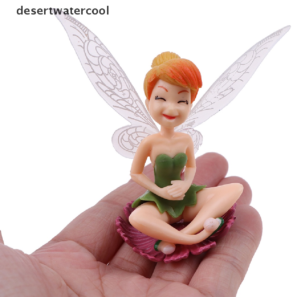Deid 4pcs / Set Mainan Miniatur Figur Peri Untuk Dekorasi Taman / Rumah Boneka  Bela Diri