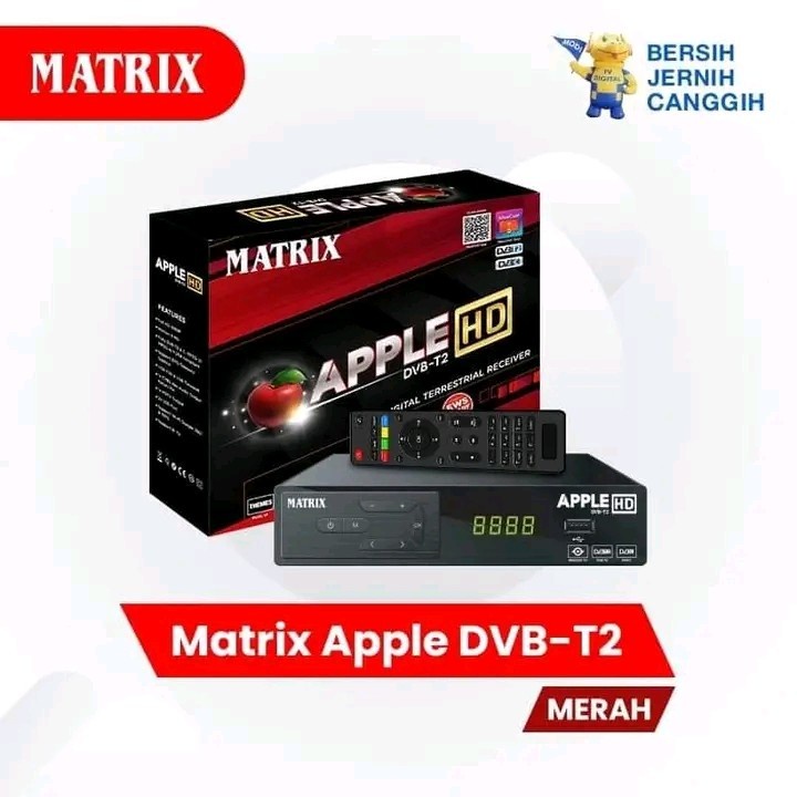 Receiver TV Set Top Box Matrix Apple DVBT2