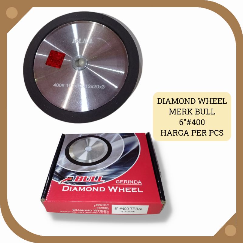 Diamond Grinding Wheel asahan tct 6 inch grit 400 bull tebal