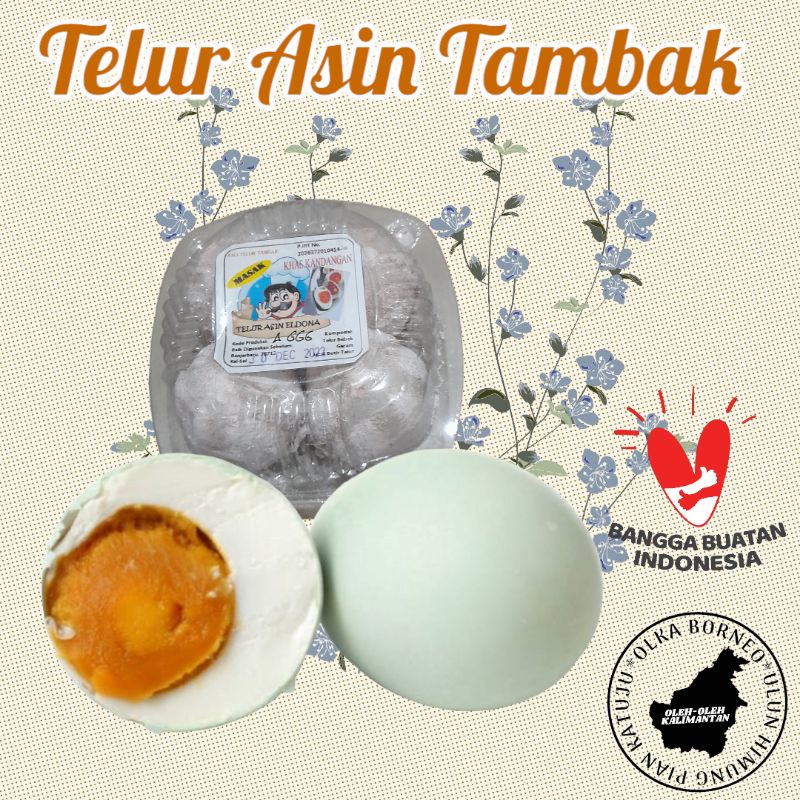 

Telur Asin Tambak Asli Kandangan Banjarmasin Kalimantan Selatan