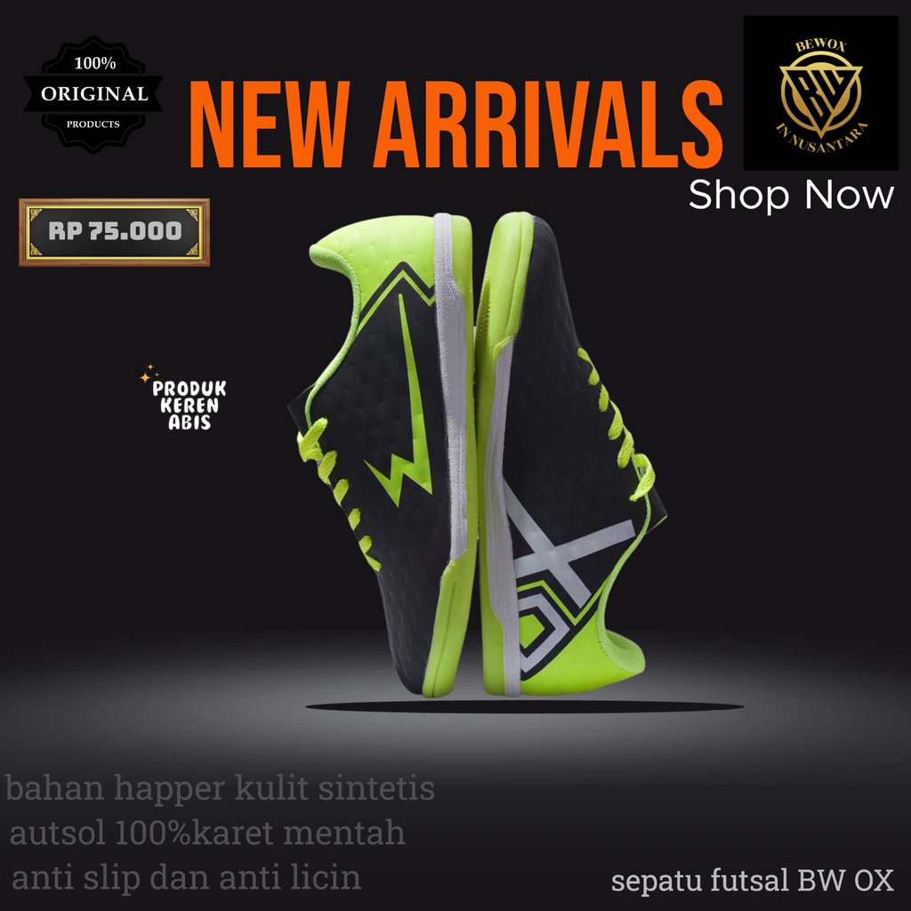 Sepatu Futsal Bewox BW OX  Pria / Wanita Sepatu futsal Pria Berkualitas