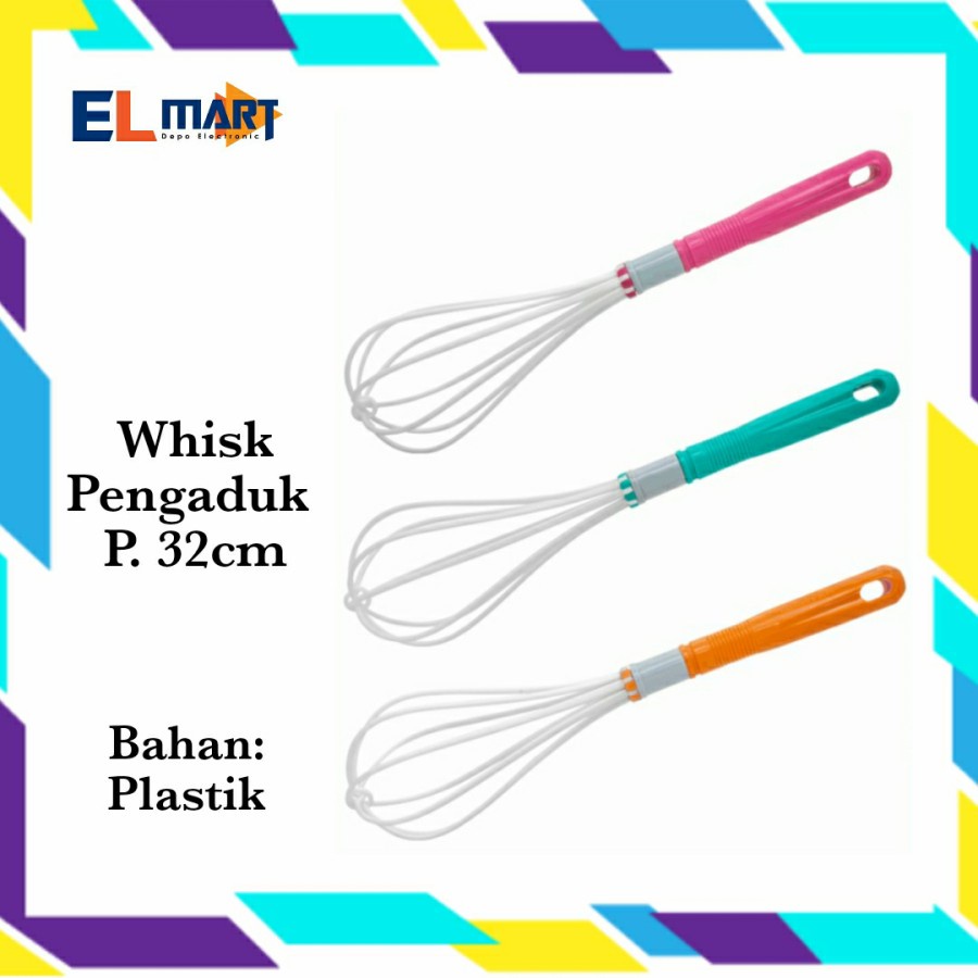 Pengocok Telur Manual Whisk Egg Beater Mixer Pengaduk Adonan WH01