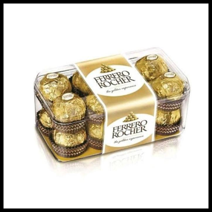 Jual Cokelat Ferrero Rocher Isi 16 Pcs T16 Halal Ferero Rocer Coklat