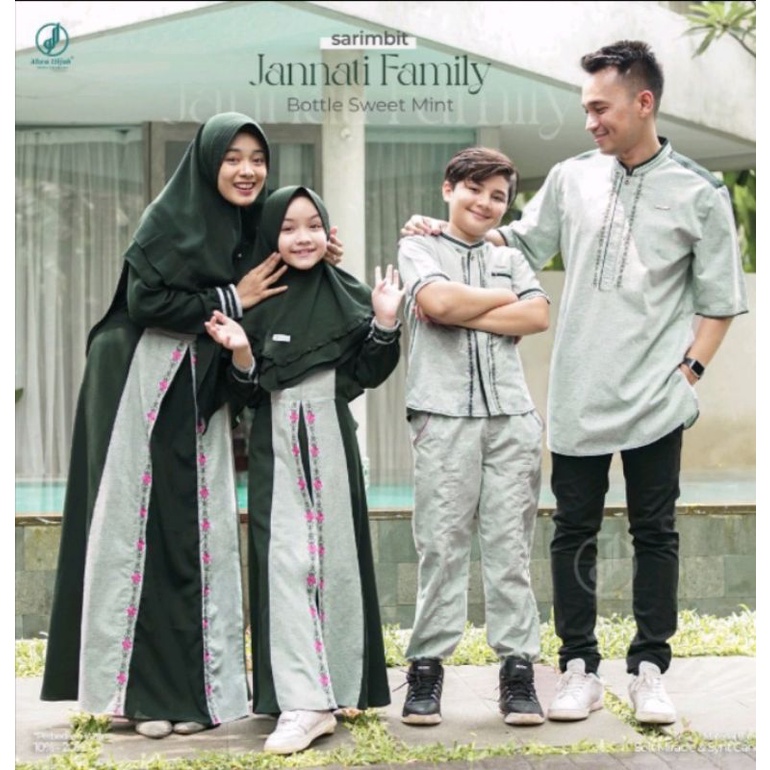 Gamis set sarimbit Jannati Family by Alwa Hijab size M