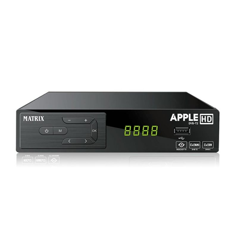 SET TOP BOX MATRIX APPLE DVB T-2 STB TVR TV DIGITAL