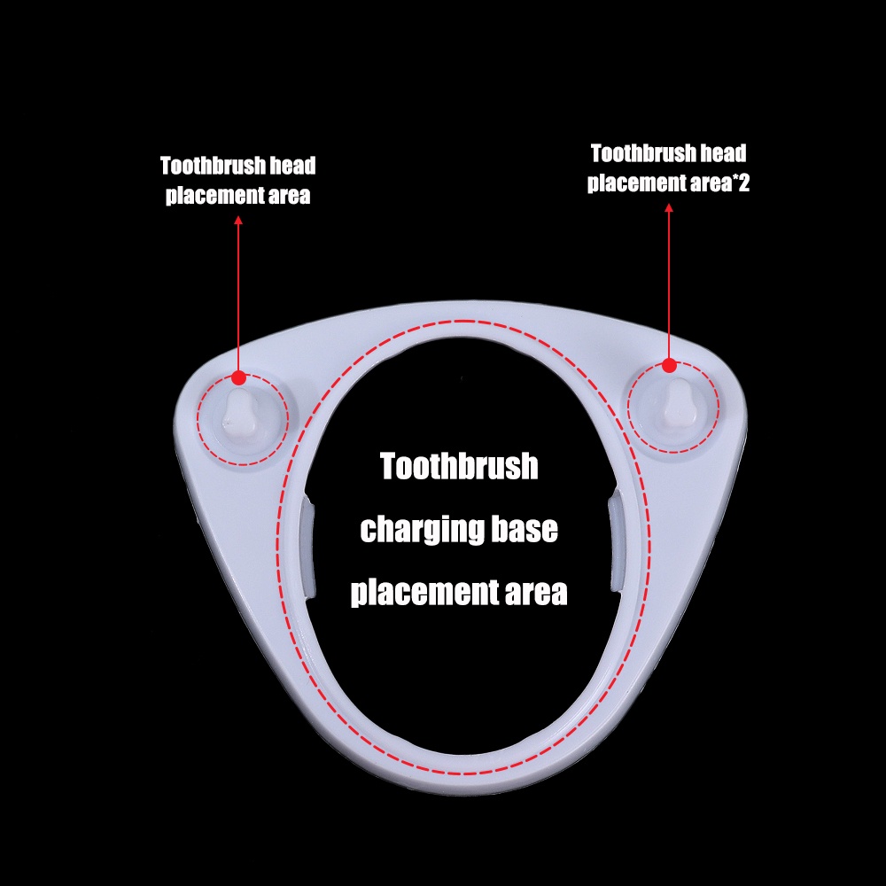 Oral-b Bracket Kepala Sikat Gigi Elektrik Universal Bentuk Bulat Dengan Lubang Charger