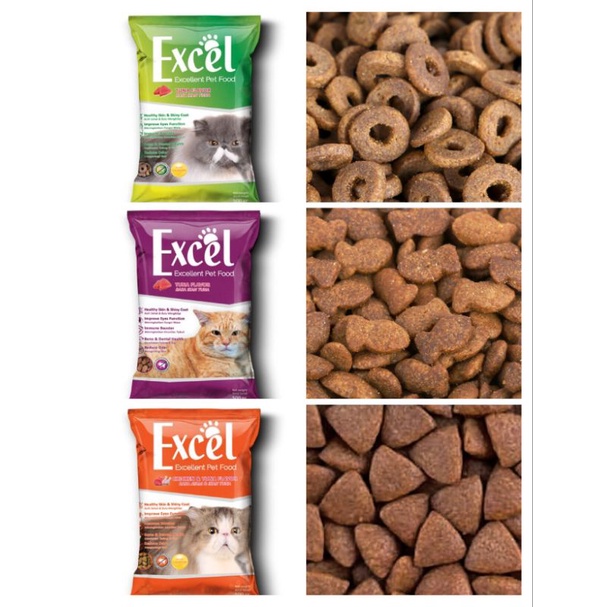 Excel MAKANAN KUCING 500Gram