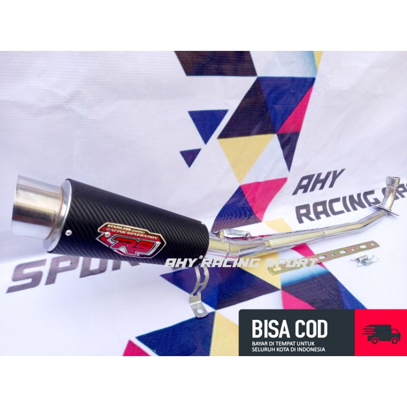 KNALPOT RACING R9 BEBEK VEGA ZR VEGA R SUPRA X 125 SUPRA LAMA SMASH SHOGUN DLL