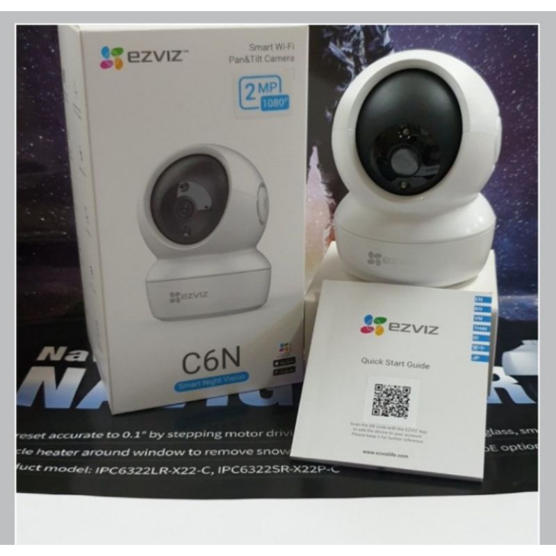 EZVIZ C6N 1080P WIFI CAMERA CCTV SMART IP - 1080P