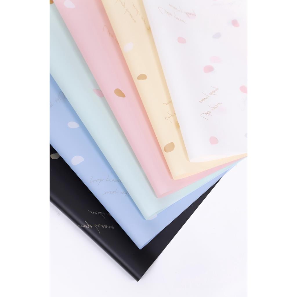 

[1 LEMBAR] KOREAN PASTEL EVERFALL PETAL PATTERN Flower Wrapping Paper / Kertas Bungkus Buket Bunga