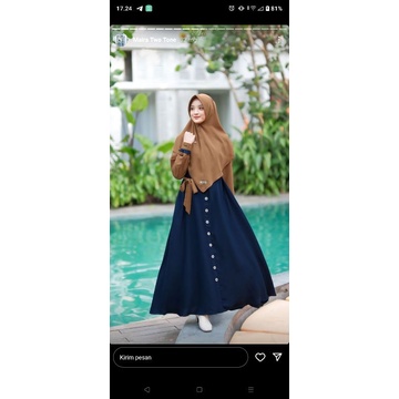 Preloved Mayra Gamis Aden Hijab