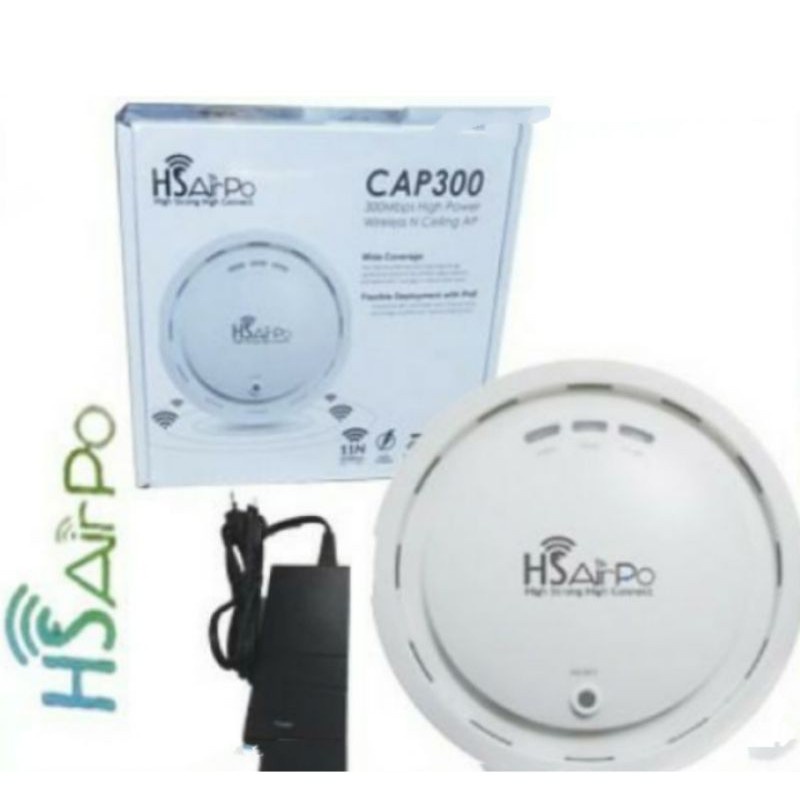 HSAirPo CAP300 Wireless N Ceiling AP 2.4Ghz 300Mbps HS AirPo CAP300 N1