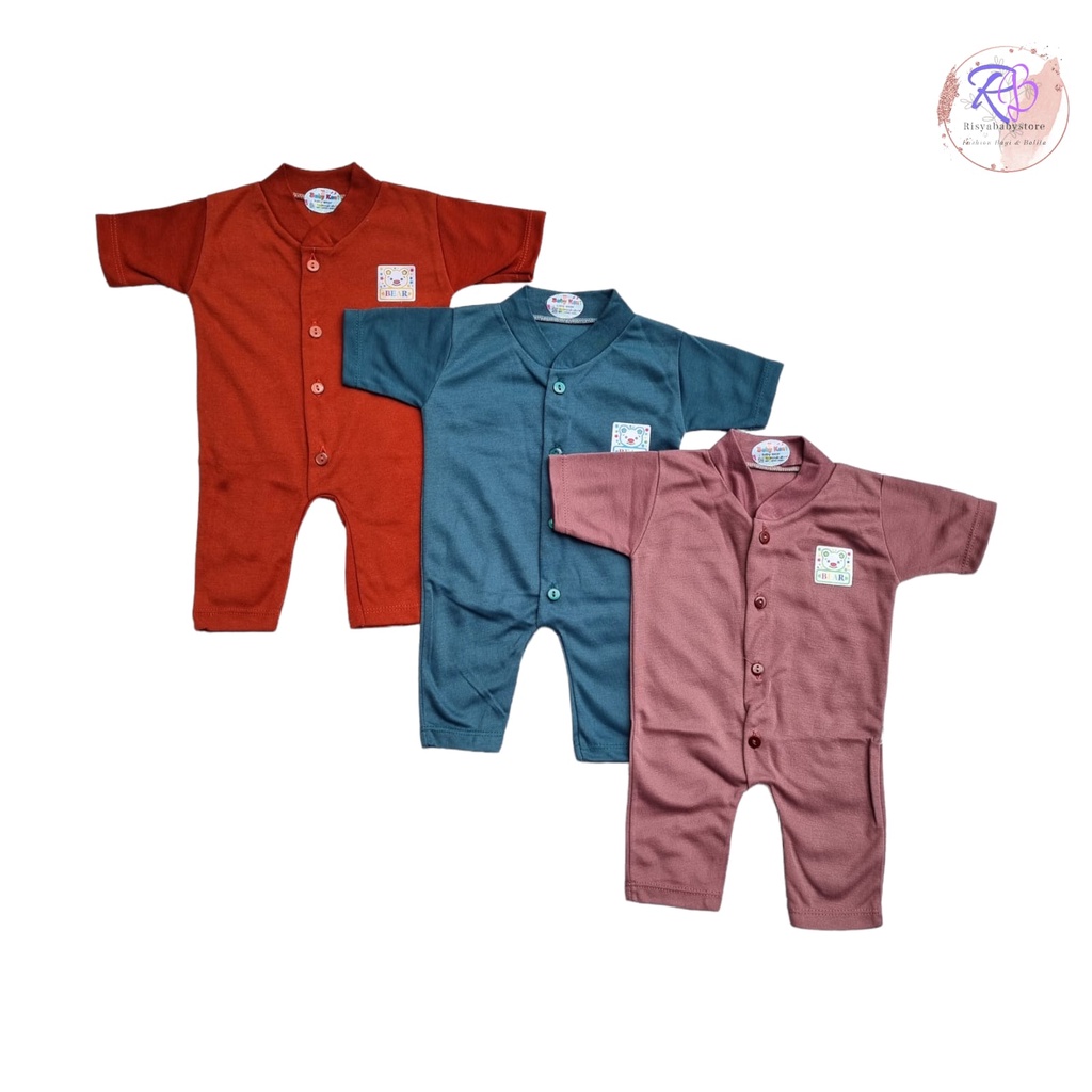 Hansop Bayi Unisex / jumper bayi variasi warna lengkap kualitas SNI harga murah / baju kodok / jumper pendek unisex cowok cewek