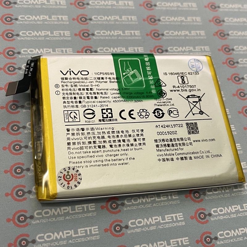 BATERAI VIVO B-H0 VIVO S1 / BATT VIVO B-H0 / BH0 VIVO S1 ORIGINAL 100%