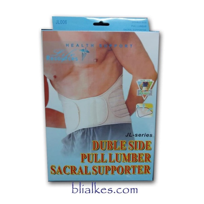 Double Side Pull Lumber Sacral Supporter Jasper Life Resources Korset