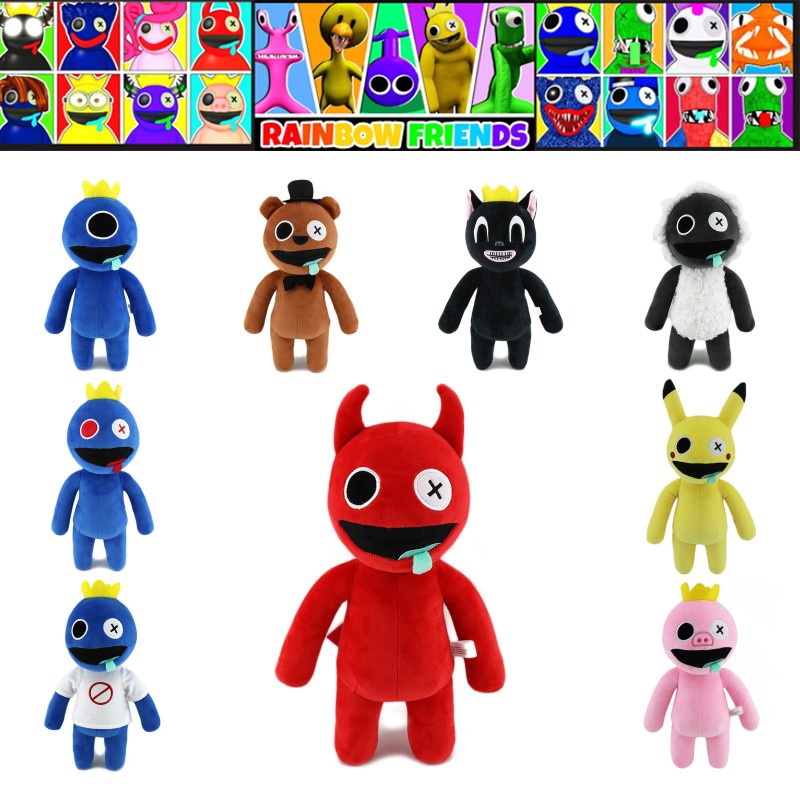 Short Plush Rainbow Friends Chapter2 Koleksi Mainan Mewah- Lembut Dan Licin