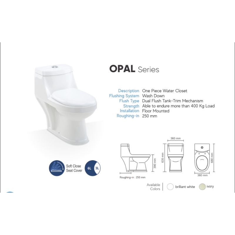 Trilliunware Closet Duduk Opal Series